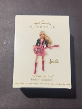 Hallmark Keepsake Rockin' Barbie Ornament - Pink Bnib